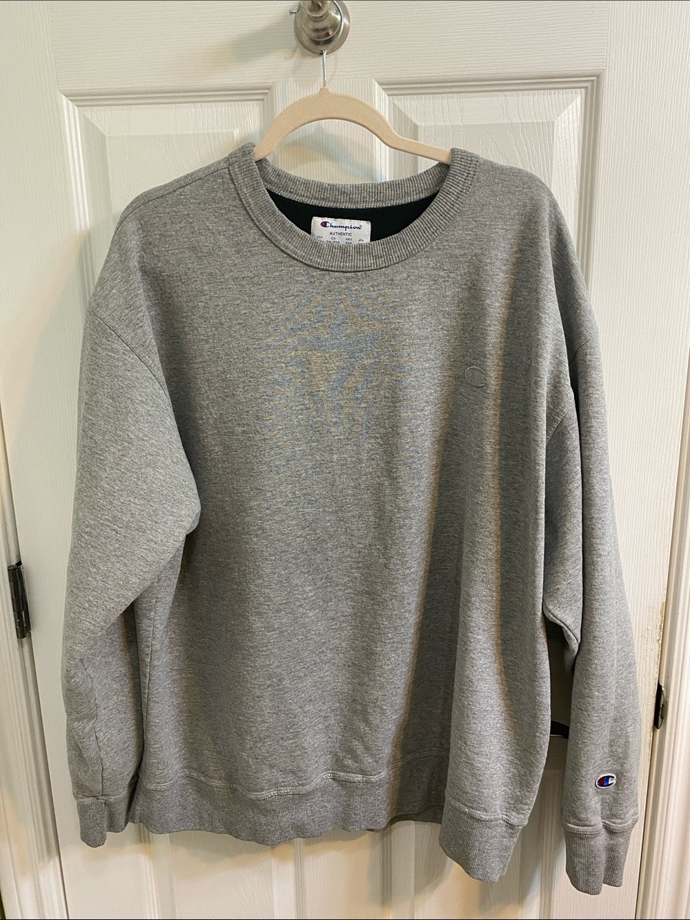 Champion Classic Grey Sweatshirt Men’s Size 2XL Casual Outdoor Gym School